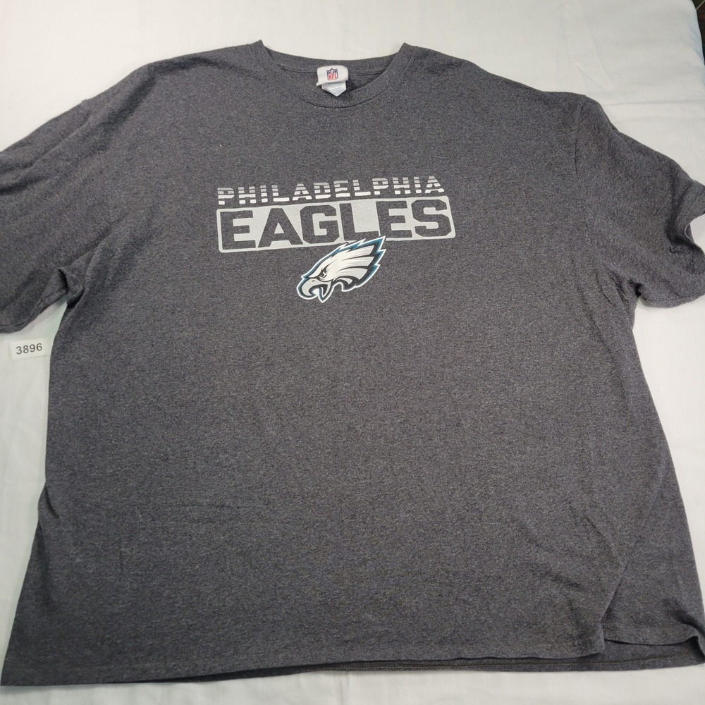 NFL Philadelphia Eagles Charcoal Gray NFL Team Apparel TShirt Adult 3XL - Picture 1 of 7